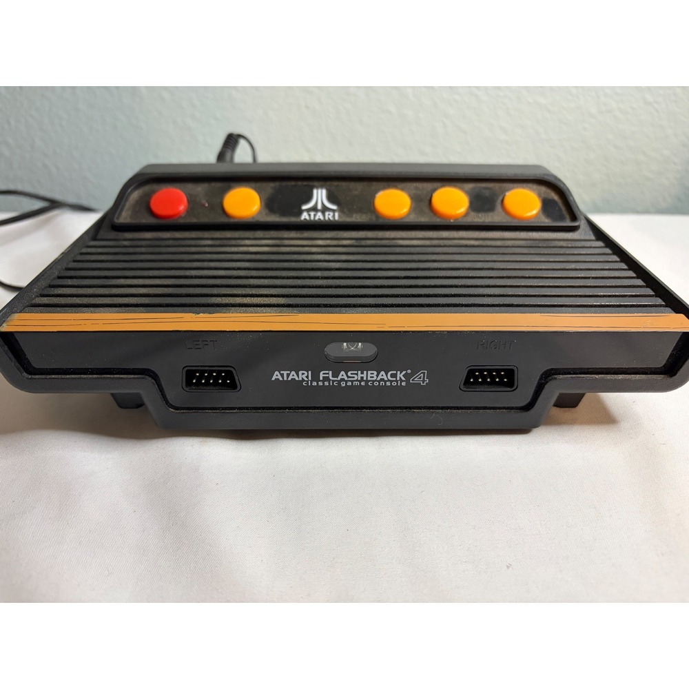 Atari Flashback 4 Classic Game Console Retro TV Plug and Play with Power AV Cord